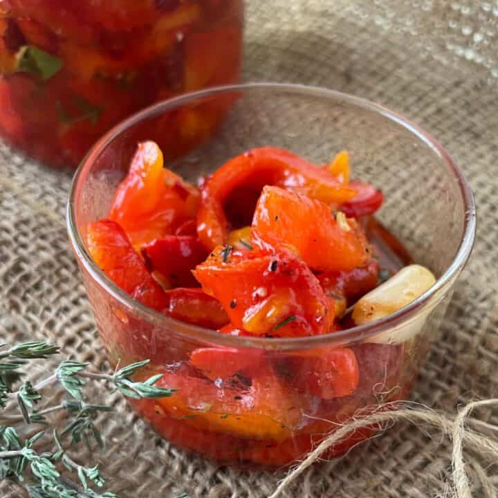 Oven Roasted Italian Peppers CookinUpLife