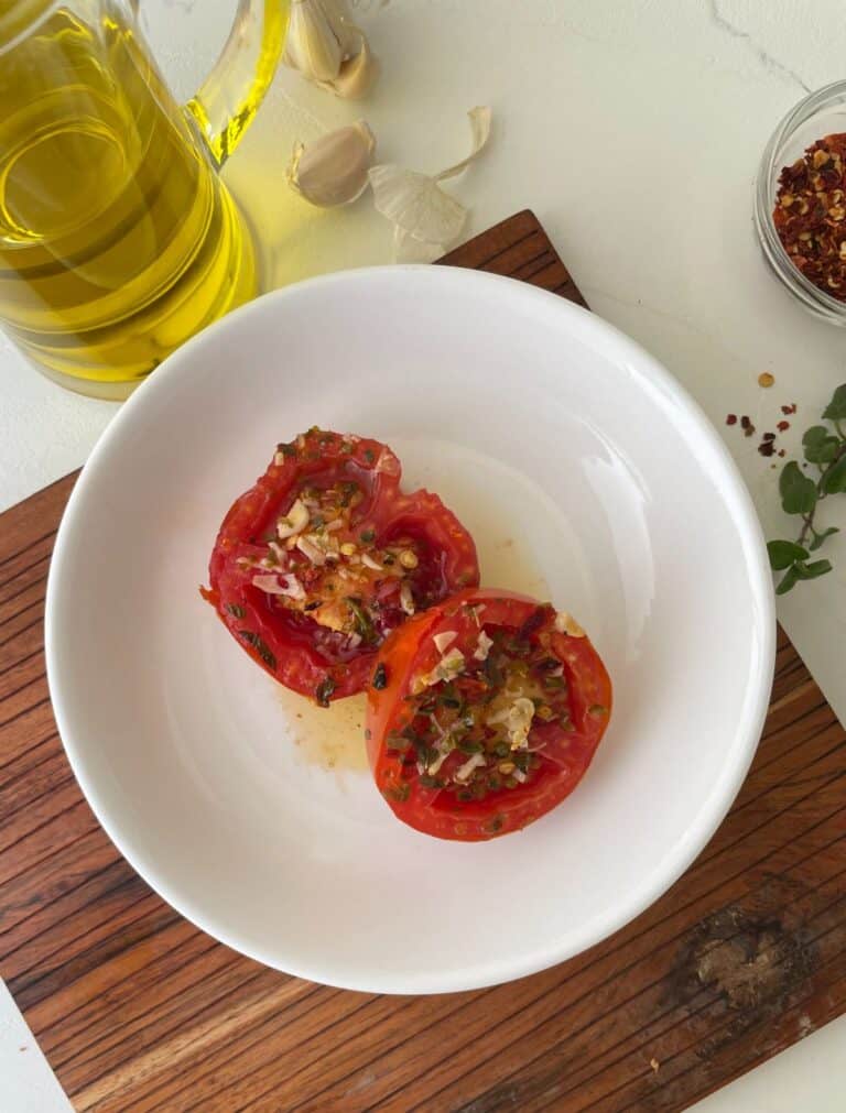 Vegan Tomato Basil Salad