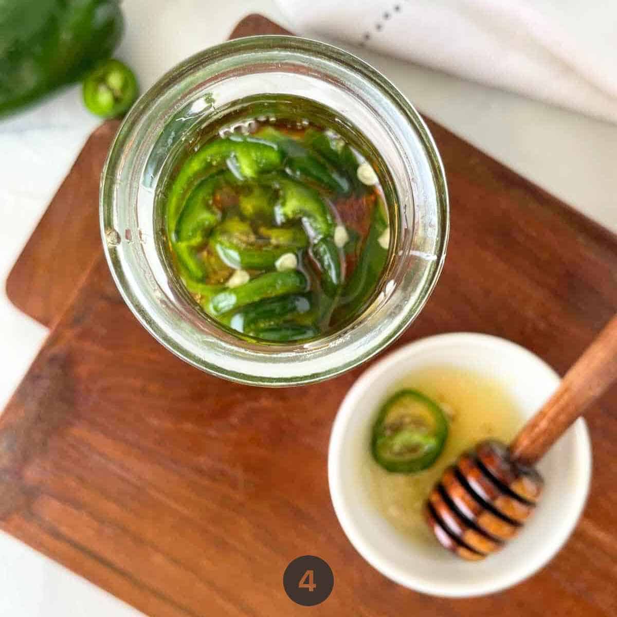 Yummy Jalapeno-Honey ready to enjoy 