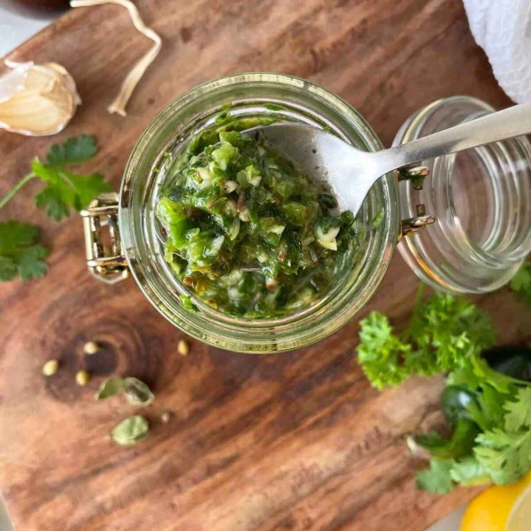 Schug Sauce (Middle Eastern Hot Sauce)