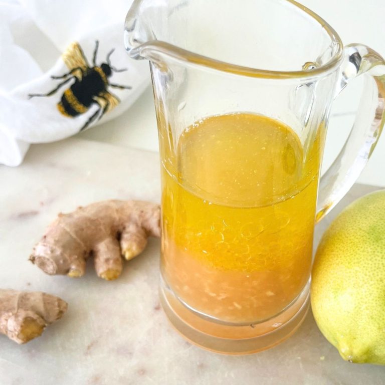 Ginger Lemon Honey Syrup