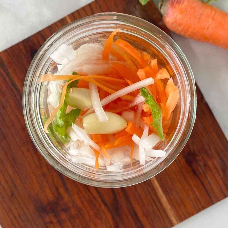 Pickled Shredded Carrots