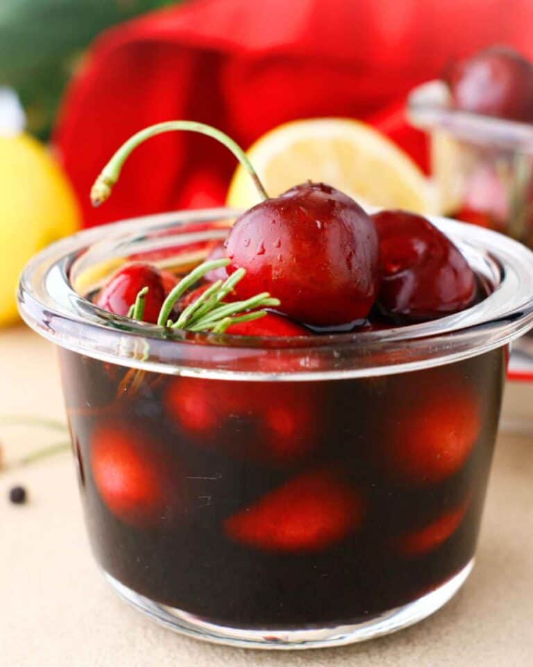 Pickled Cherries