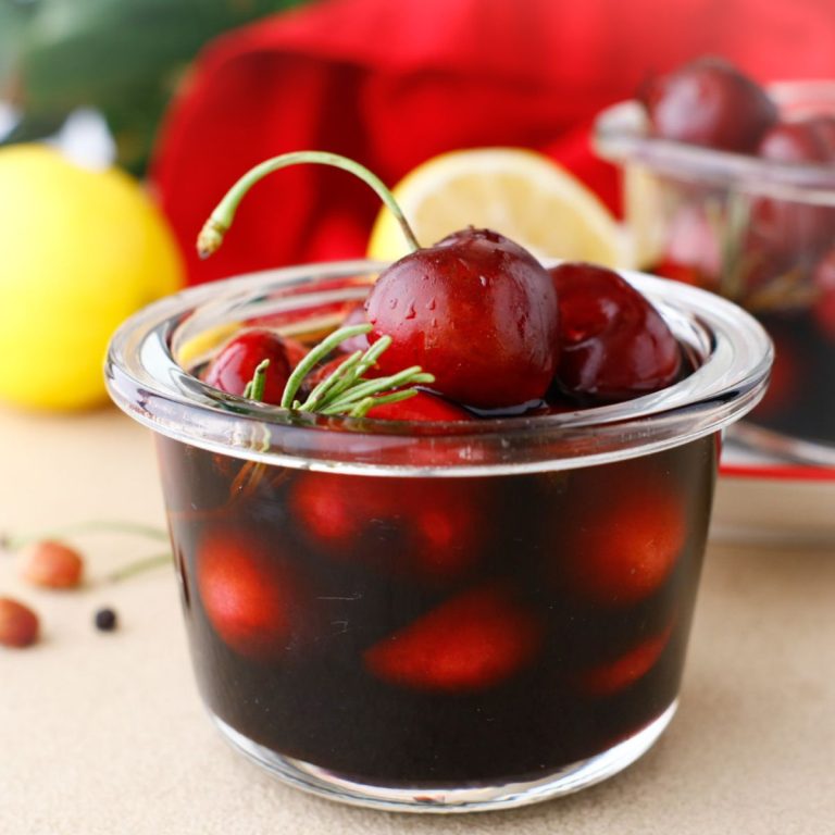 Pickled Cherries