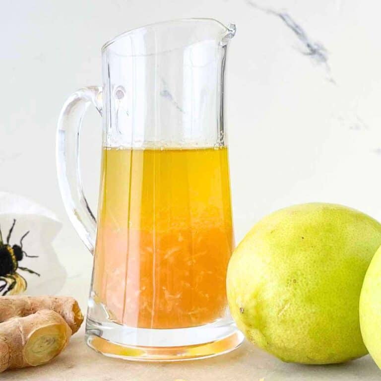 Ginger Lemon Honey Syrup