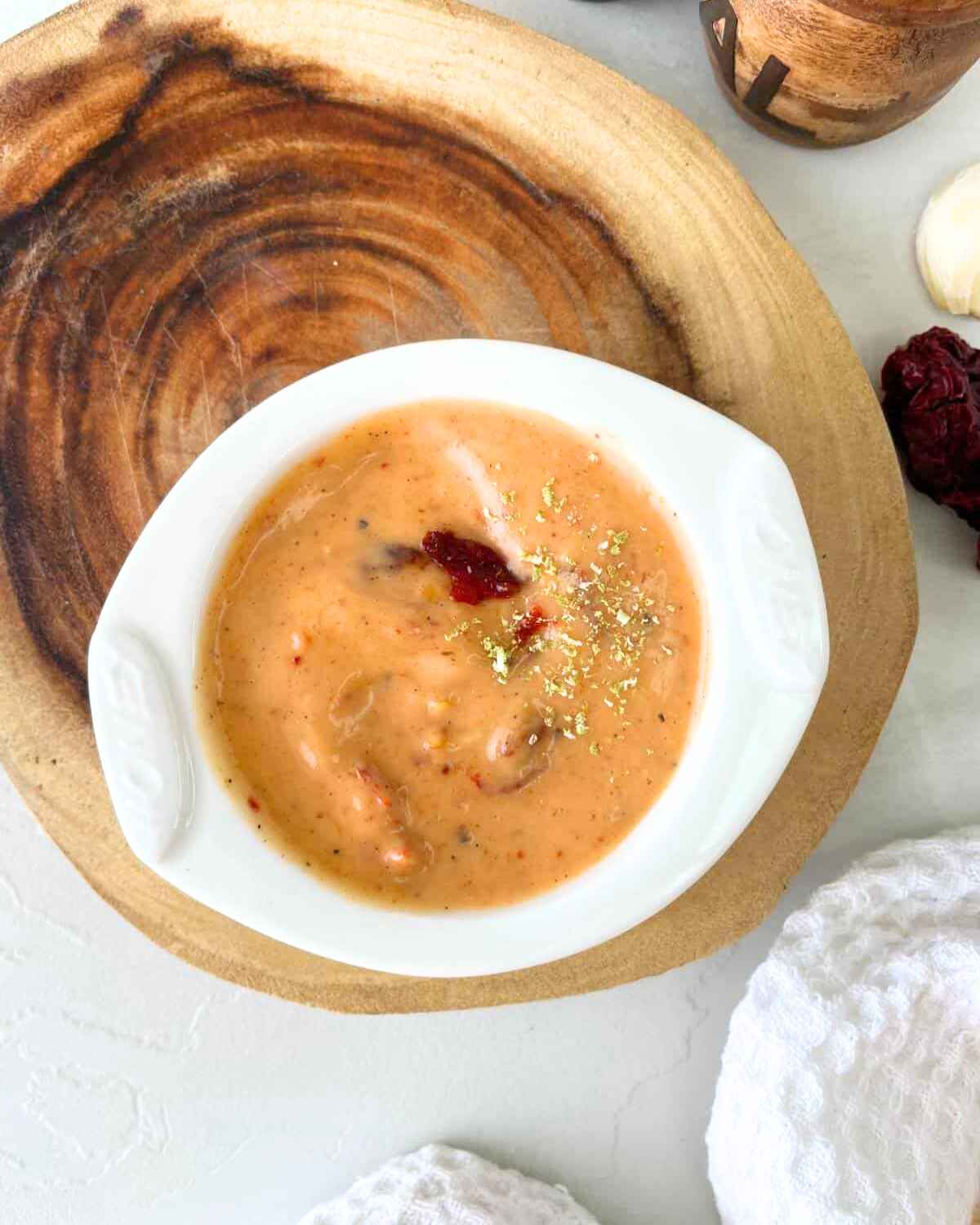 Chipotle Aioli with spoon in a bowl