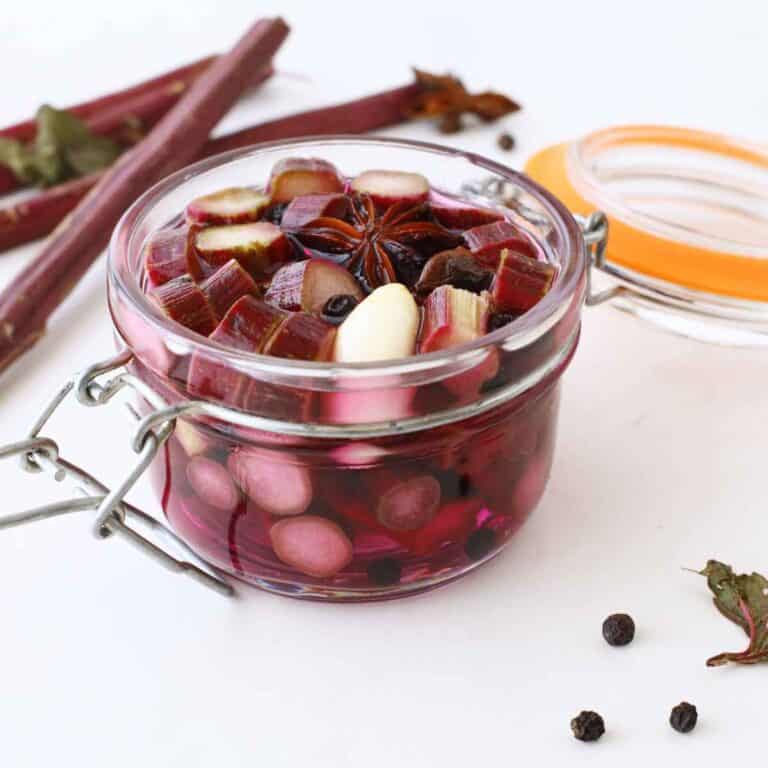 Featured Image of Pickled Rhubarb