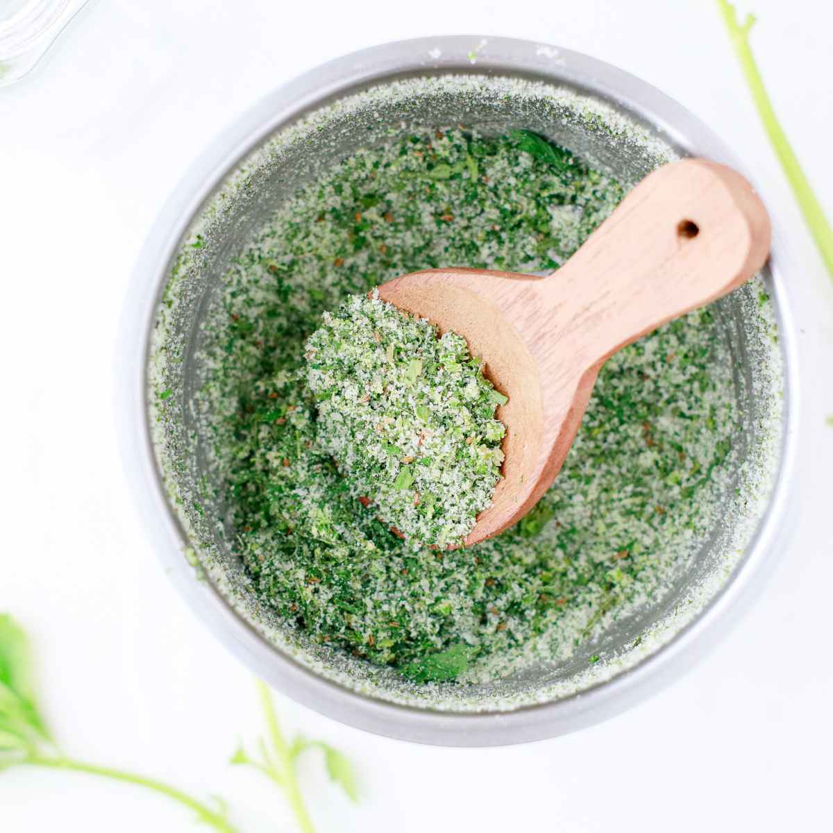 Blend everything properly until it is in powder form