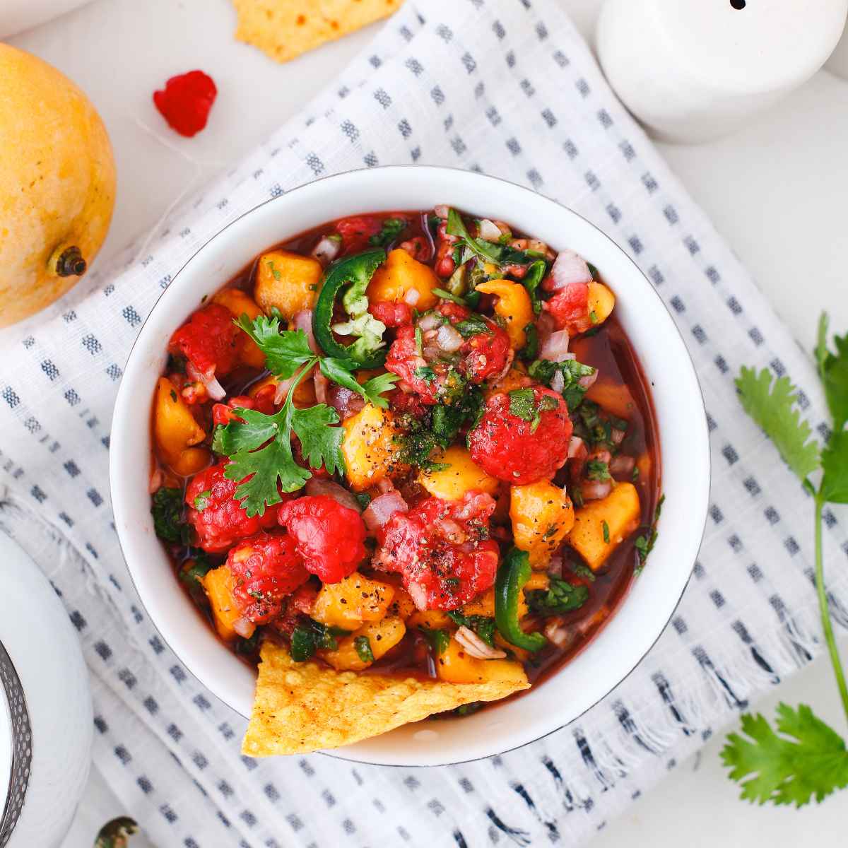 Recipe Best Raspberry Salsa Raspberry Salsa - CookinUpLife