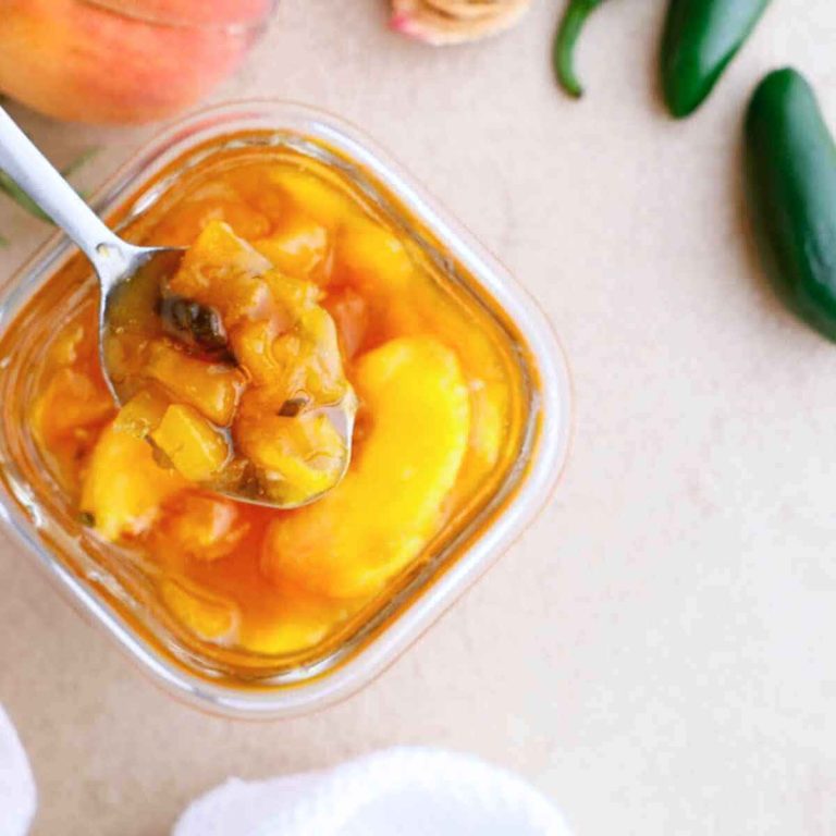 Peach Jalapeno Jam (without pectin)