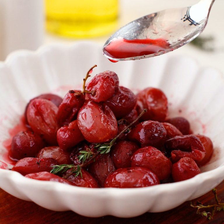 Oven Roasted Grapes