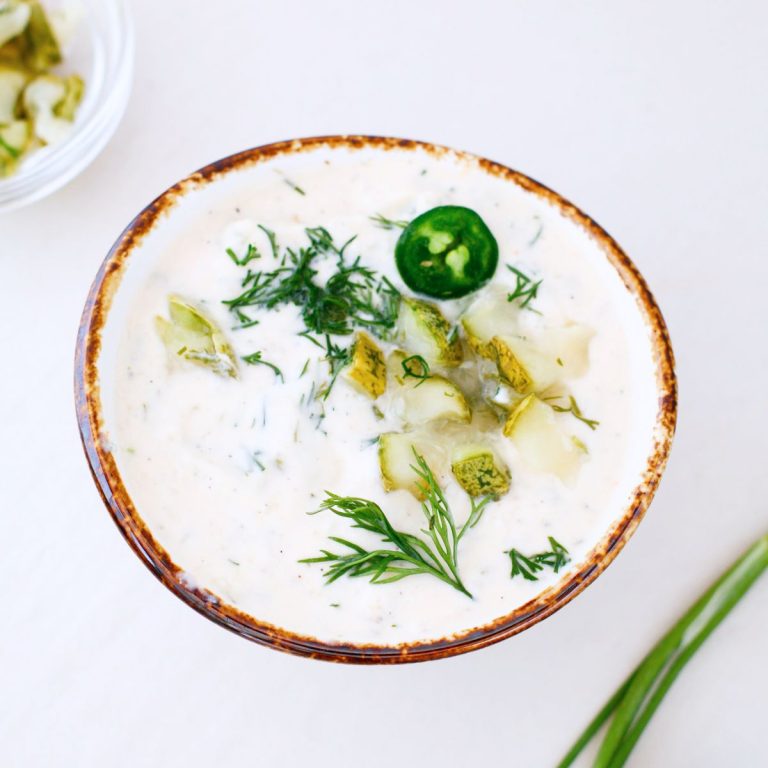 Sour Cream Dill Pickle Dip